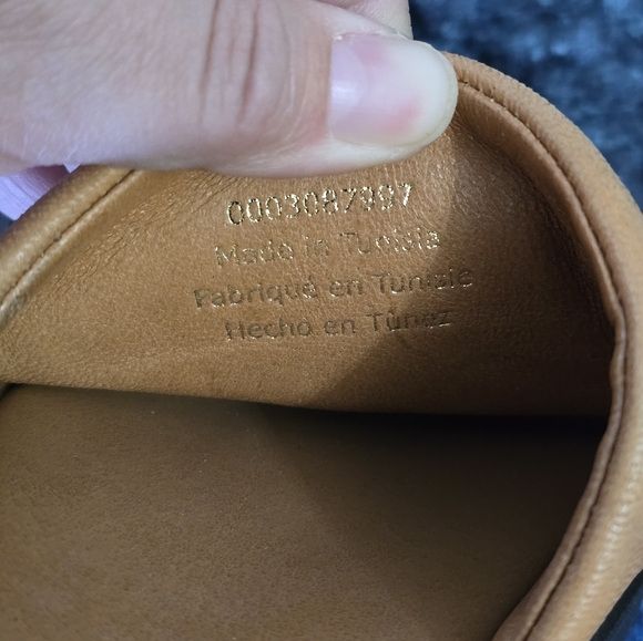 Free People Tan Leather Slide Sandals Sz EU40-US 9 - Picture 6 of 6